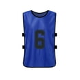thumbnail image 2 of Chaleco 12 PCS Adultos Fútbol Pinnies 2 colores Secado rápido Camisetas del equipo de fútbol Deporte Tomshoo Chaleco, 2 of 7