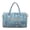 Abstract Geometric Blue Pattern, variant on Xixirimido Large Weekender Quilted Travel Bags Quilted Duffle Bag, Hospital Bag for Women Labor Delivery, Travel Duffel Bag Gym Tote Bags, Geometric Print