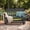 Gray, variant on VENTOPYR HDPE Outdoor Glider Benches with 2-Person and Iron Swinging Mechanism, Black