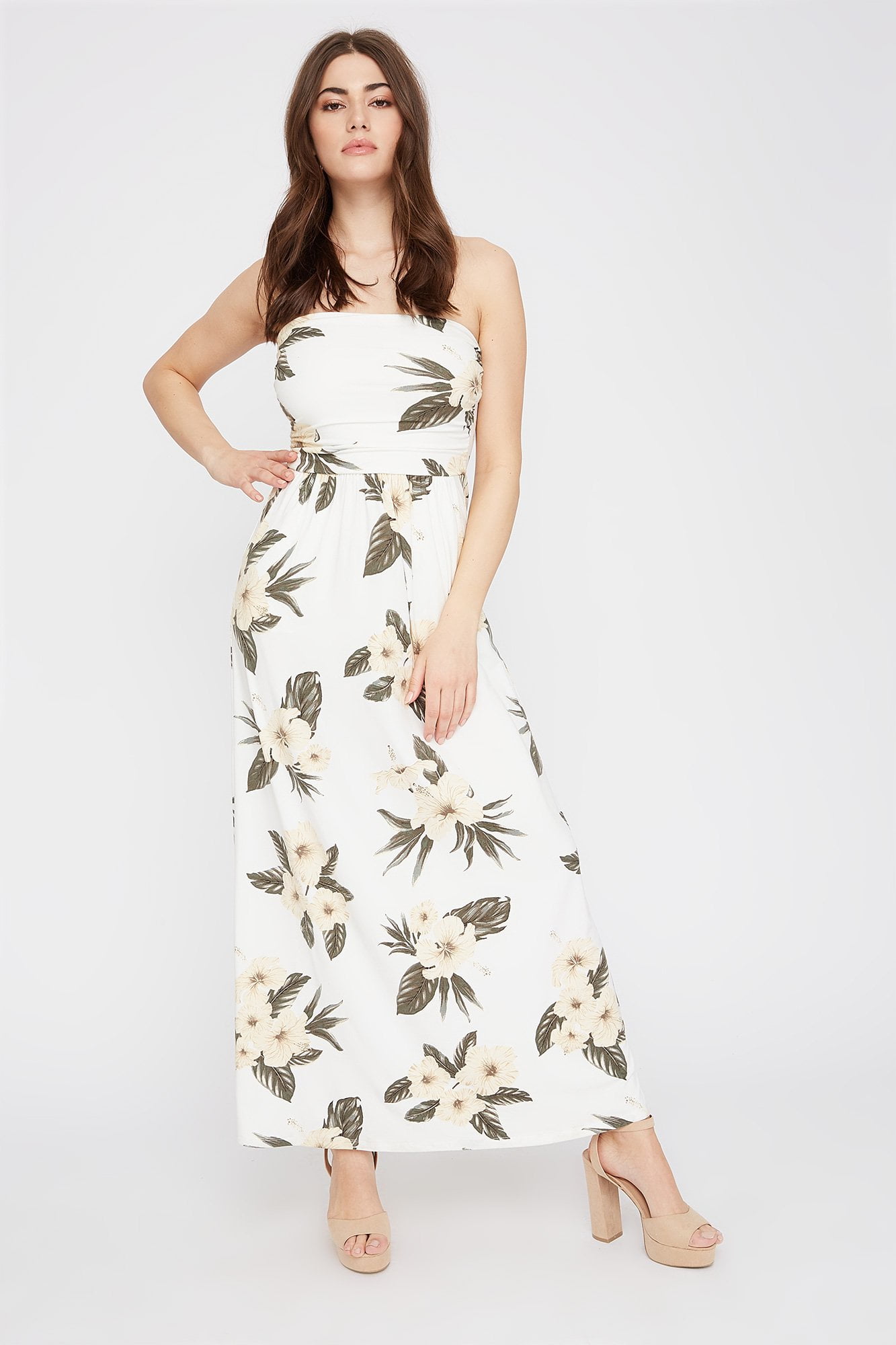 strapless maxi dress canada