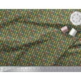 thumbnail image 3 of Soimoi Viscose Chiffon Fabric Abstract Dots Shirting Fabric Prints by Yard 42 Inch Wide, 3 of 3
