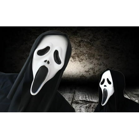 Skull Mask Ghost Head Costume for Trick or Treat - 2 Pack