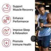 Force Factor Zinc Magnesium Aspartate, ZMA Zinc Magnesium Supplement for Testosterone, Muscle Recovery, Performance & Sleep, 60 Tablets