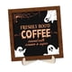 thumbnail image 5 of Letrero de escritorio de Halloween, letrero de madera para café, letrero artístico, letrero decorativo de fantasma para mesa. Estilo F, 5 of 9