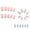 Glue Models, variant on Mixed Color Heart False Nails Easy to Apply Stylish Pattern for Women Nail Decoration Glue Models