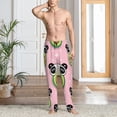 thumbnail image 2 of Pofeuu Panda Avocado Print Men's Pajama Pants, Soft Lounge Pajama Pants with big pockets for Men Plaid Pj Bottoms-XX-Large, 2 of 6