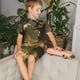 thumbnail image 4 of Balery Dinosaur Bald Eagle Conjunto de Pijama Infantil de Manga Corta con Estampado – Ropa de Dormir de Algodón Suave-Small, 4 of 6