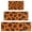 Orange and Brown, variant on Orange and Brown Of Leopard Print Kitchen Rugs Sets Of 3,Kitchen Runner Rugs Non Skid Washable,Decorative Kitchen Floor Mats for Kitchen,Sink,Laundry,17"x30" 17"x47" 17"x59"