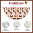 thumbnail image 3 of Fotbe Leopard Print Pattern Christmas Tree Skirt, Tree Skirts Plush Christmas Decorations, Christmas Tree Skirts Xmas Decorations Holiday Party Decor-36", 3 of 6