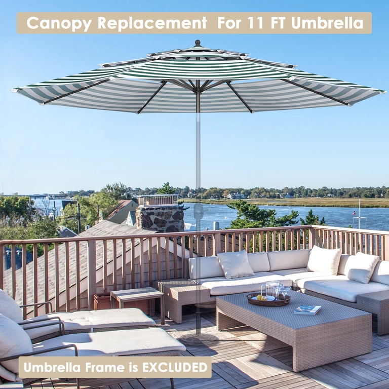 Yescom 11 Ft 3-Tier Patio Umbrella Replacement Canopy Market Table Top Market Pool - Walmart.com Yescom 11 Ft 3-Tier Patio Umbrella Replacement Canopy Market Table Top Market Pool - Walmart.com