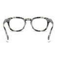 thumbnail image 3 of Square Blue Light Blocking Reading Glasses, Trendy Classic Gray Spring Hinge Readers +1.00 for Women and Men, 3 of 5