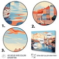 thumbnail image 3 of Designart "Sunset Coastlines Sydney Harbor II" Extra Large Coastal Framed Wall Art - Coastal Blue Coastal Port Entryway Framed Wall Art, 3 of 6