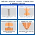 thumbnail image 2 of Kit de boquillas Ftzataz mejorado AD5X de 0.4 mm para hotend de impresora 3D, 2 of 8