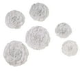 thumbnail image 4 of BalsaCircle 6 White Carnations 12" 16" 20" Large Tissue Paper Flowers Wall Backdrop Party, 4 of 5