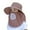 Coffee, variant on Women Summer Sun Hat Outdoor Riding Large Hat Outdoor Sun Hat Detachable Neck Face Flap UPF 50+UV Protection Visor Fishing Hats with Neck Flap for Men & Women Sun Visor Protective Hat