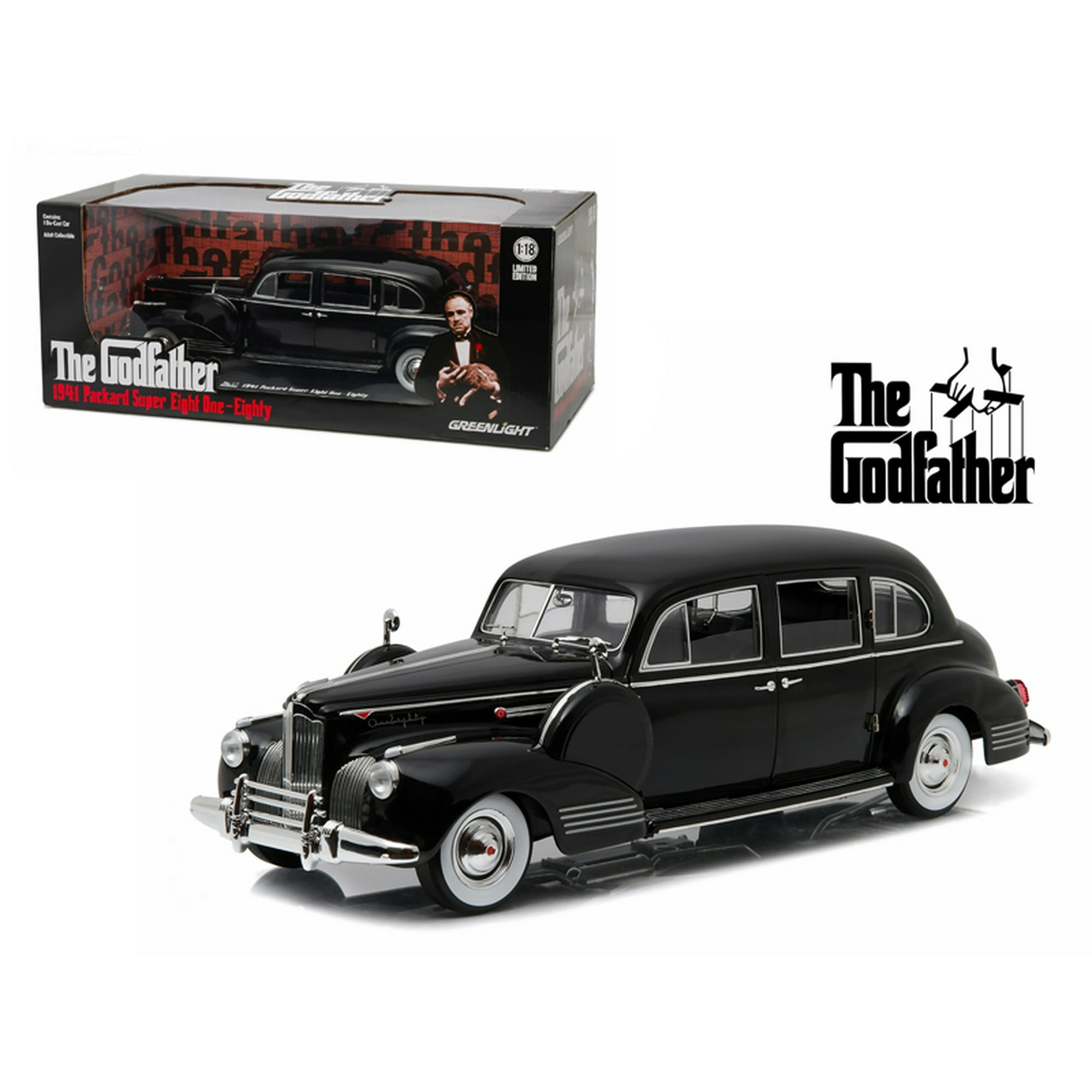 ゴッドファーザー　1941パッカード　グリーンライト　ミニカー　1/18 Amazon.co.jp: ゴッドファーザー 1941パッカード グリーンライト