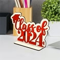 thumbnail image 5 of Pretxorve 2025 Graduation Season Wooden Setup Decoration Wooden Sign Graduation Party Desktop Decoration, 5 of 8