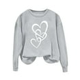 thumbnail image 6 of Pohista Autumn Clothing Women Sweatshirts Trendy Womens Shirts Scoop Neck Long Sleeve Athletic Shirts Fall Tshirts Shirts, 6 of 7