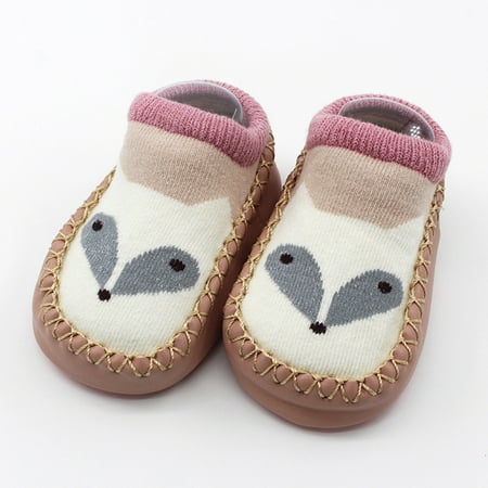

YOHOME Cartoon Newborn Baby Girls Boys Anti-Slip Socks Slipper Shoes