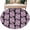 Purple, variant on Round Rugs 3Ft, Yellow Floral Round Area Rug Washable Indoor Throw Carpet, Abstract Watercolor Flower Leaf Plant Small Non Slip Circle Rug for Bedroom Living Room Home Decor Aesthetic