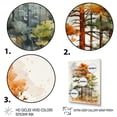 thumbnail image 3 of Designart "Majestic Ponderosa Pine Trees II" Floral Floater Framed Wall Decor, 3 of 7