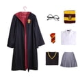 thumbnail image 3 of Capa de Hermione Granger de Hogwarts Potter para niñas y mujeres, disfraz de mago de Halloween, Cosplay, 3 of 4