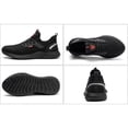 thumbnail image 2 of Zapatos de trabajo livianos para hombres y mujeres, antideslizantes, de calidad para construcción, zapatillas de seguridad con punta de acero, talla 41, 2 of 5