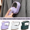 thumbnail image 2 of Portable Rotating Handheld Steam Iron, 1200W Fast Heat-Up Clothes Steamer with 180 Rotatable Head, Mini Travel Garment Steamer for Home & Travel, 2 of 8