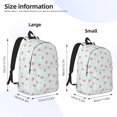 thumbnail image 4 of Daiia Strawberry Vintage Canvas Backpack for Men and Women ,Hiking Backpack,Travel Laptop Bag for School,Large Capacity Backpack, 4 of 8