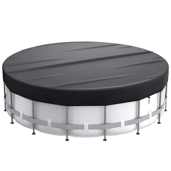 Waterproof & Dustproof Pool Cover for 8/10/12 Ft Rounds, Solar Protection with Drawstring, Ideal for Above & In-Ground Pools, Hot Tubs