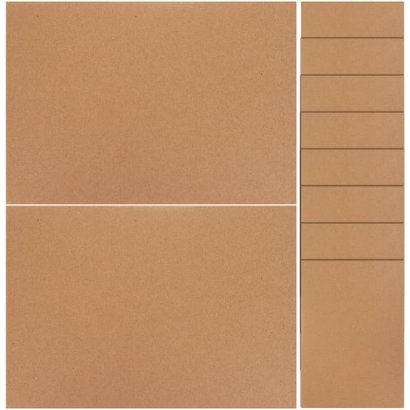 10 Sheets of Corrugated Package Box Carrying Box Shipping Corrugated Board for Packaging Box Delivery Bottle