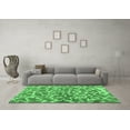 thumbnail image 3 of Ahgly Company Indoor Square Abstract Emerald Green Contemporary Area Rugs, 5' Square, 3 of 4