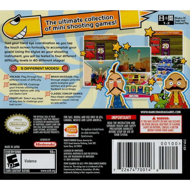 Point Blank DS - Nintendo DS Shooting Game Collection With Stylus Play (Rated E10+)