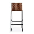 thumbnail image 5 of Butler Specialty Urban Woven Leather Bar Stool In Brown, 5 of 6