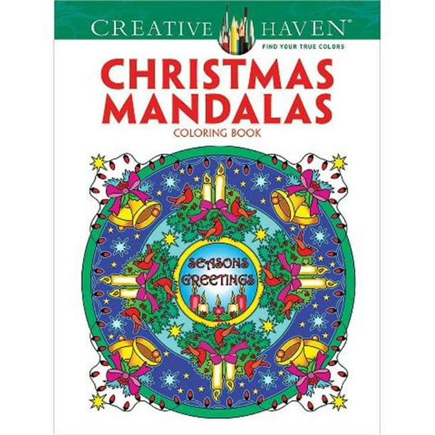 Dover DOV-91882 Paradis Créatif Livre de Mandalas de Noël