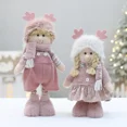 thumbnail image 5 of Adornos navideños para muñecas, decoraciones navideñas para el hogar, muñecos de peluche rosas para niñas, escena de ventana, regalo de Navidad de Año Nuevo 2025, 5 of 5