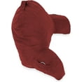 thumbnail image 2 of Deluxe Comfort Microsuede Bed Rest- Stuffed Fiberfill with Arms, Red, 2 of 4