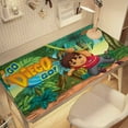 thumbnail image 3 of Go Diego Go-themed extra-large Non-Slip Base leather Desk Table mat—versatile for computer desks, dining tables, and more.12"x24"(30X60cm）, 3 of 6