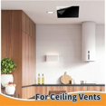 thumbnail image 4 of 2 Pack Magnetic Vent Cover 12x12In Black Extra Strong Magnet Cover Register Vent Cover for Complete, 4 of 5