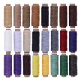 thumbnail image 4 of Bobina de Surtido de de Coser, 24 Colores, 55 Yardas Cada , Kit de Costura de Hilo Encerado, Hilo Encerado Multiusos para Coser a Mano Baoblaze coser hilo de cera plano, 4 of 5