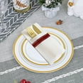 thumbnail image 4 of Disposable Dinner Napkins with Pocket,Bexikou 50-Pack Prefolded Paper Napkins,Absorbent Paper Napkins for Christmas, Dinner, Wedding Or Party, 4 of 7