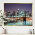 thumbnail image 5 of Design Art Gratte-Ciel De New York City Manhattan  Sur Toile Encadrée, 5 of 5