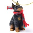 thumbnail image 1 of Conversation Concepts Doberman Pinscher Tiny One Adorno navideño en miniatura - 1.5" - 2"" de alto, 1 of 1
