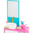 Barbie Toy Bathtime Doll Playset with 19 Accessories, MultiColor, 11.