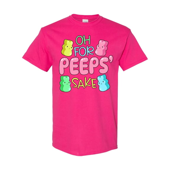 Inktastic Oh for Peeps' Sake Easter Bunnies T-Shirt