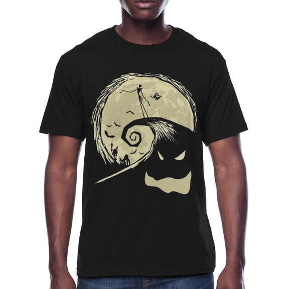 Nightmare Before Christmas Men's Shadow Halloween Tee, Sizes S-3XL