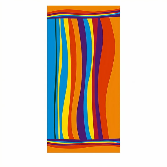 AUQ Beach Towels,Wrinkle Proof Microfiber Beach Towel,Wide Surface Coverage Quick Dry Beach Towel,Style1,28"x56"