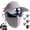 Gray, variant on KANOHENO 3 in 1 Summer Cycling Face Mask,Ice Silk Breathable & Sweat-Absorbing Mask with Adjustable Headband,Includes Sun Hat & Sunglasses for Outdoor Riding