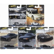 Hot Wheels 2024 Premium Fast & Furious E Case, Set of 5 Cars, HNW46-956E