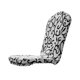 thumbnail image 1 of Elástica Cubierta de Sil de Asiento Spandex Semicírculo Impresión Floral Decoración Partido perfecl  Funda de silla, 1 of 5
